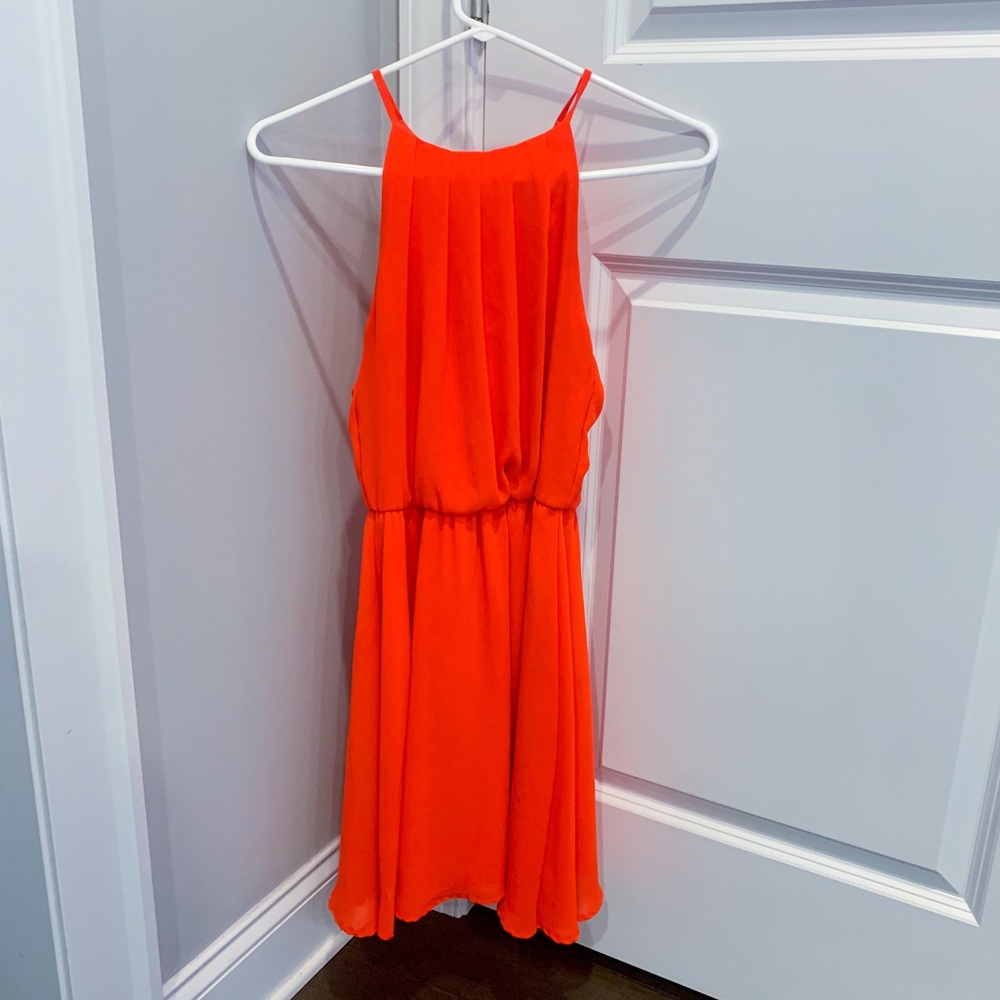 Aina be coral dress - sleeveless with eyel…